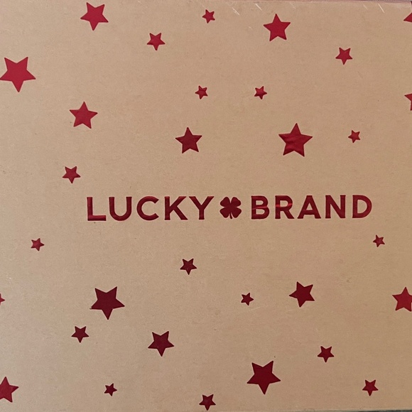 Lucky Brand Crossbody Gift Set: Leather Bag, Card Case, Keyring ~ Light Brown - Picture 2 of 5
